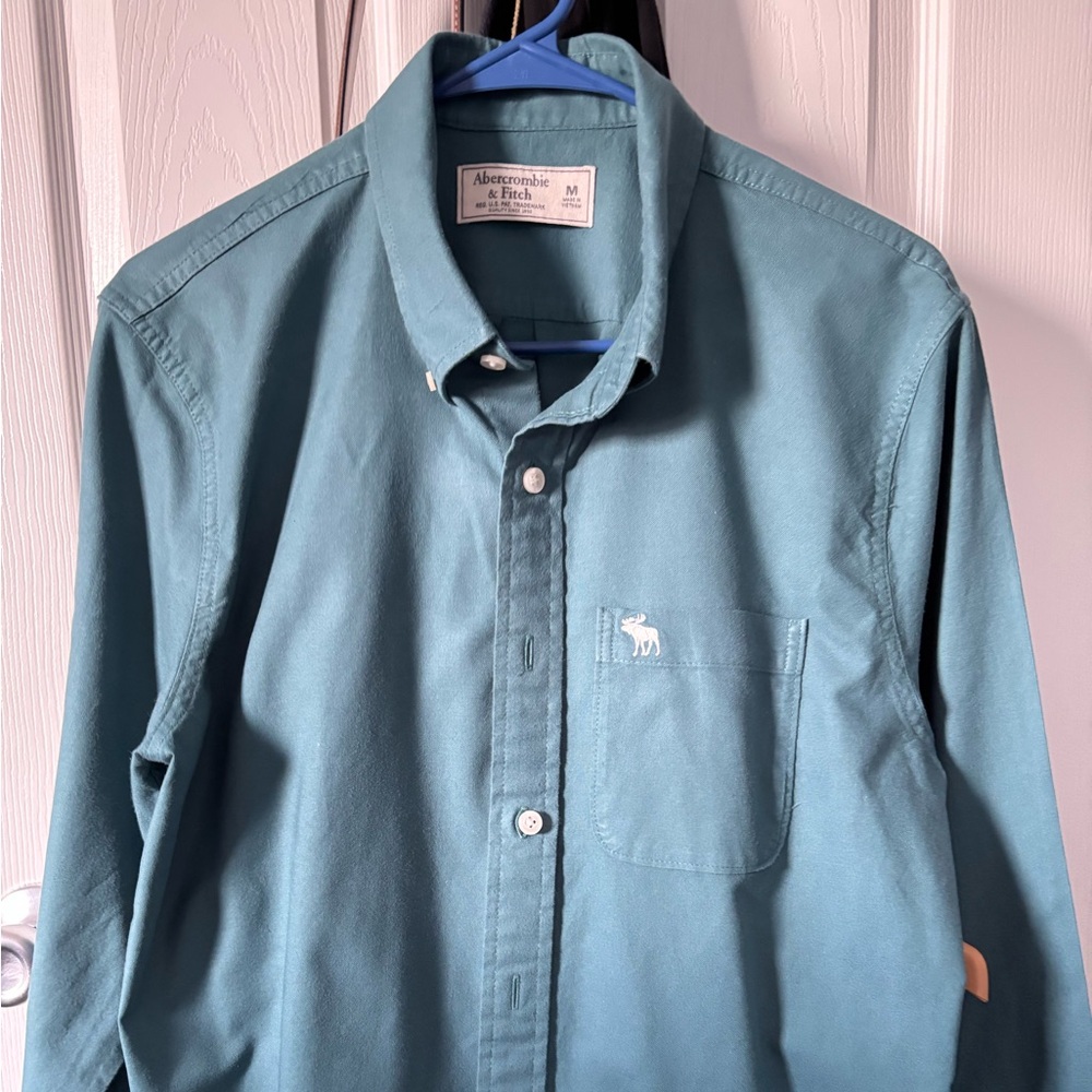Abercrombie and fitch button down shirt mens